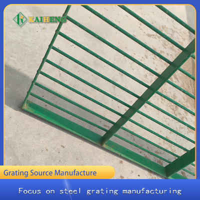Green Wire Grate Fence Grid Catwalk Metal Grating for 1mx2m Dip Plastic