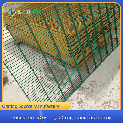 Green Wire Grate Fence Grid Catwalk Metal Grating for 1mx2m Dip Plastic