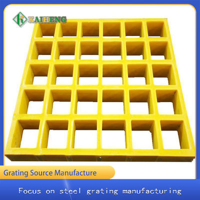 FRP Pultruded Grating Plastic Walkway Grille For 4S Shop غسيل السيارات